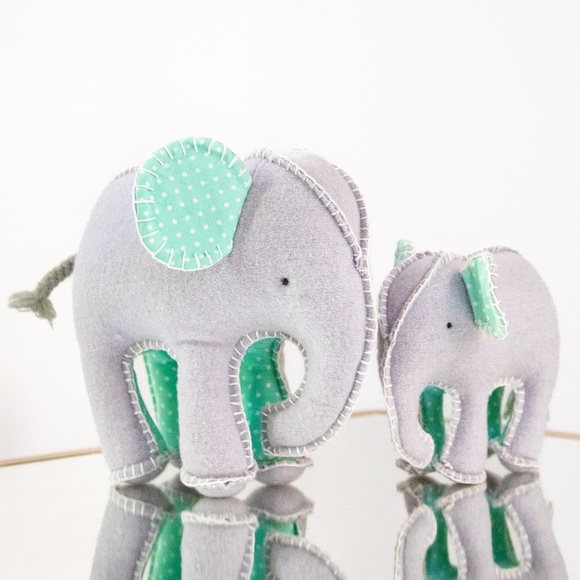 NWT Land Of Nod Unforgettabke Elephants Set - Picture 2 of 10